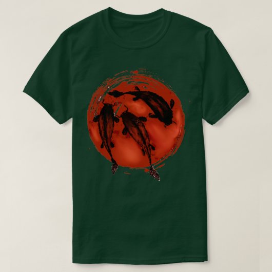 japanse vis t-shirt (Design voorkant)