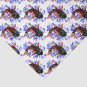 Japanse vis tissuepapier (Detail)