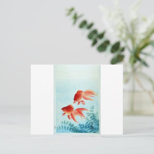  Japanse visdruk Briefkaart (Staand voorkant)