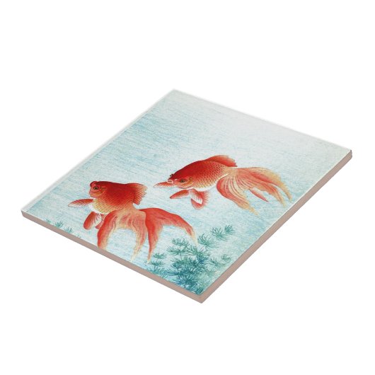  Japanse visdruk Tegeltje (Zijkant)