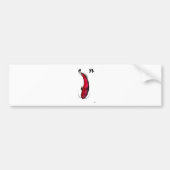 japanse viskreeft bumpersticker (Voorkant)