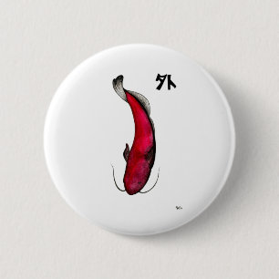 japanse viskreeft ronde button 5,7 cm