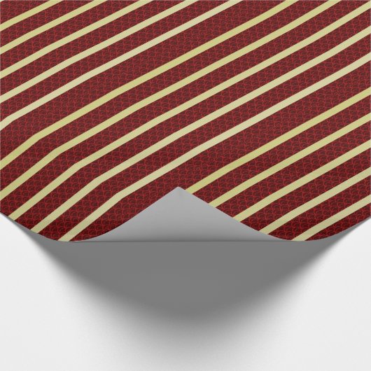 Japanse visschalen goudstaffels met bruinkoolbrij cadeaupapier (Hoek)