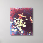 Japanse visvijver canvas afdruk (Voorkant)