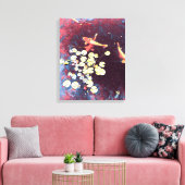 Japanse visvijver canvas afdruk (Insitu (Woonkamer))