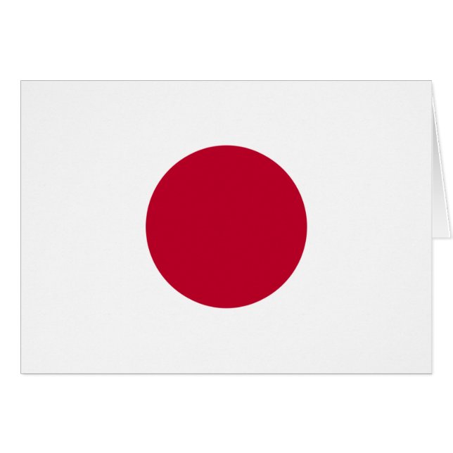 Japanse vlag (Voorkant Horizontaal)