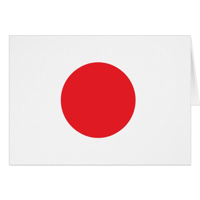 Japanse vlag (Voorkant Horizontaal)