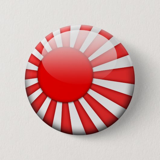 Japanse vlag 2.0 ronde button 5,7 cm (Voorkant)