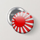 Japanse vlag 2.0 ronde button 5,7 cm (Voorkant /achterkant)