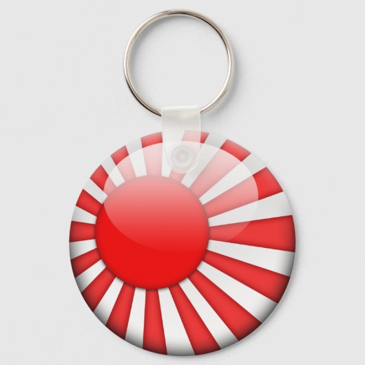 Japanse vlag 2.0 sleutelhanger (Voorkant)