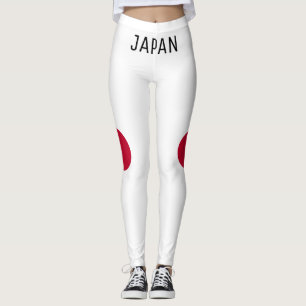 Japanse vlag aanpassen leggings