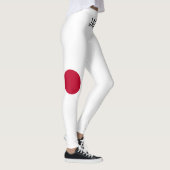Japanse vlag aanpassen leggings (Rechts)