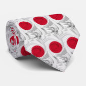 Japanse vlag Artwork Stropdas (Opgerold)