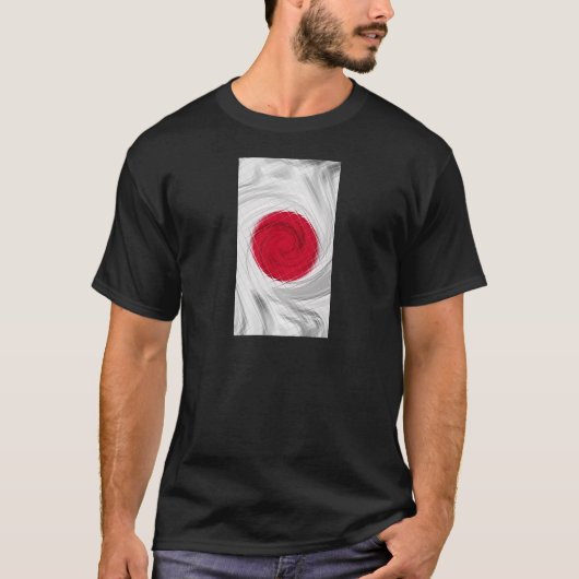 Japanse vlag Artwork T-shirt (Voorkant)