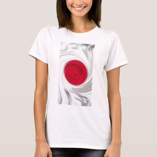 Japanse vlag Artwork T-shirt (Voorkant)