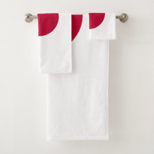 Japanse vlag bad handdoek