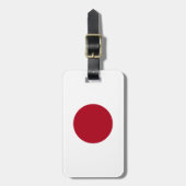 Japanse vlag bagagelabel (Voorkant verticaal)