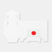 Japanse vlag bedankdoosjes (Uitgevouwen)