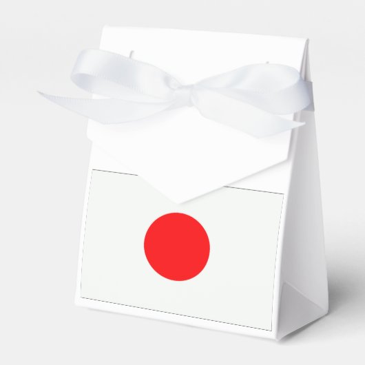 Japanse vlag bedankdoosjes (Voorkant Zijde)