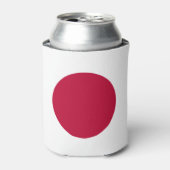 Japanse vlag blikjeskoeler (Blikje Voorkant)