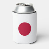 Japanse vlag blikjeskoeler (Blikje Achterkant)