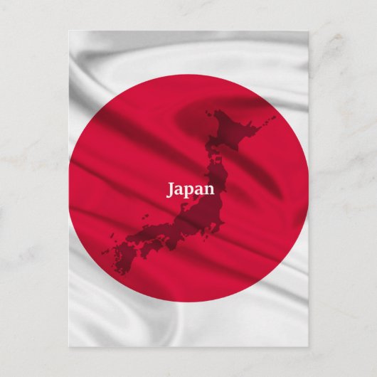Japanse vlag briefkaart (Voorkant)