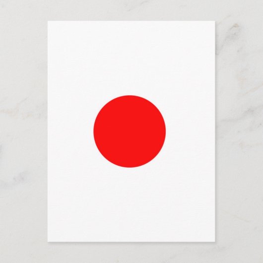Japanse vlag briefkaart (Voorkant)