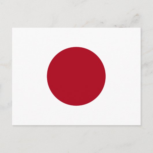 Japanse vlag briefkaart (Voorkant)