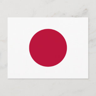 Japanse vlag briefkaart