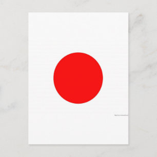 Japanse vlag briefkaart