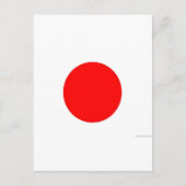 Japanse vlag briefkaart (Voorkant)