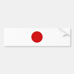 Japanse vlag bumpersticker