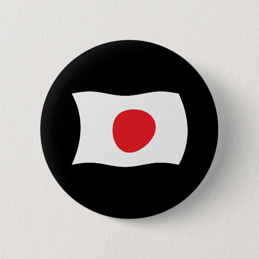 Japanse vlag-Button Ronde Button 5,7 Cm (Voorkant)