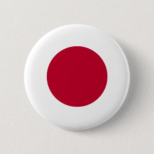 Japanse vlag-Button Ronde Button 5,7 Cm