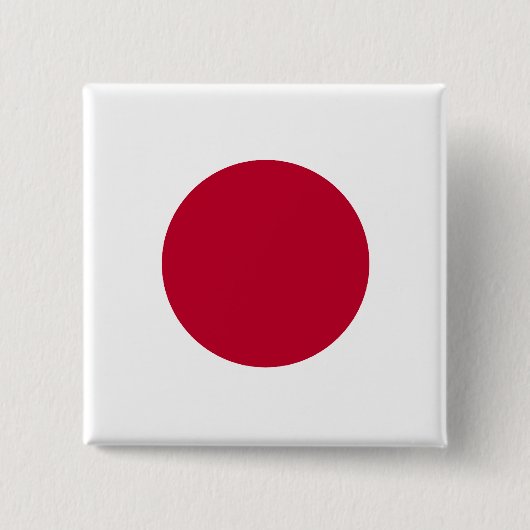 Japanse vlag-Button Vierkante Button 5,1 Cm (Voorkant)
