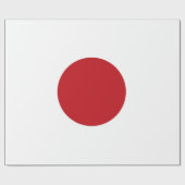 Japanse vlag cadeaupapier (Vlak)