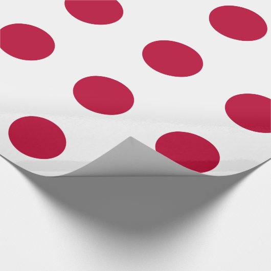 Japanse vlag cadeaupapier (Hoek)