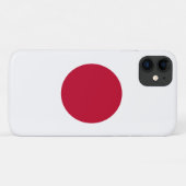 Japanse vlag Case-Mate iPhone case (Achterkant (horizontaal))