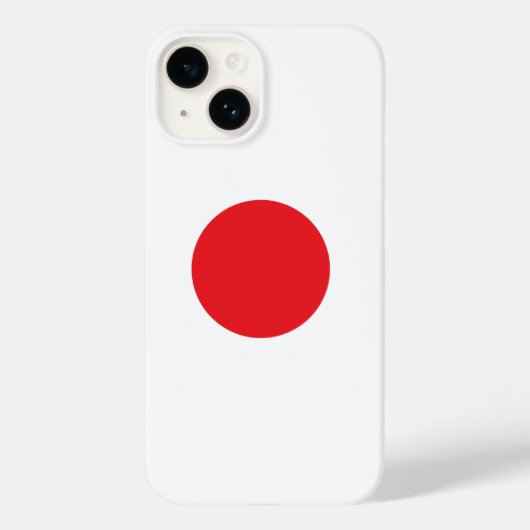 Japanse vlag Case-Mate iPhone case (Achterkant)