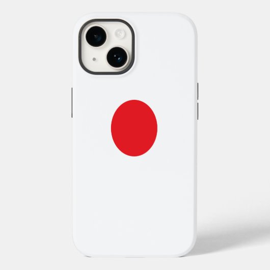 Japanse vlag Case-Mate iPhone case (Achterkant)