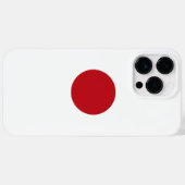 Japanse vlag Case-Mate iPhone case (Achterkant (horizontaal))
