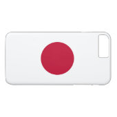 Japanse vlag Case-Mate iPhone case (Achterkant (Horizontaal))