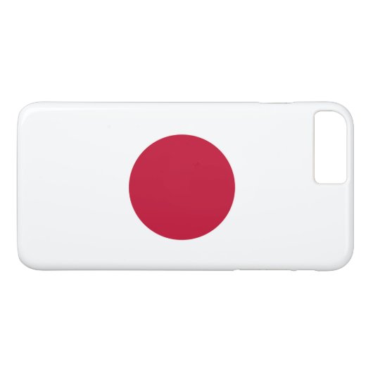 Japanse vlag Case-Mate iPhone case (Achterkant (Horizontaal))