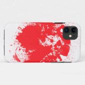 Japanse vlag Case-Mate iPhone case (Achterkant (horizontaal))