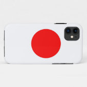 Japanse vlag Case-Mate iPhone case (Achterkant (horizontaal))