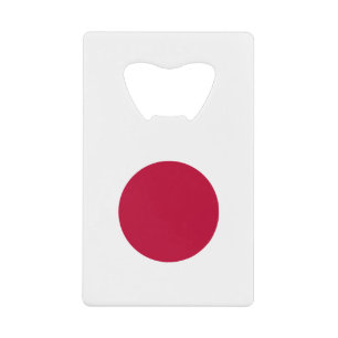 Japanse vlag creditkaart flessenopener