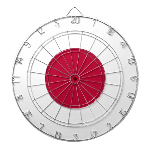 Japanse vlag dartbord (Voorkant)