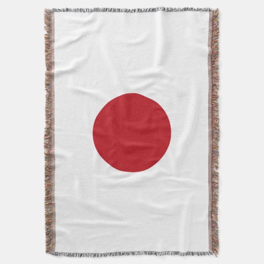 Japanse vlag deken (Voorkant Verticaal)
