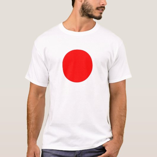 Japanse vlag Design T-shirt (Voorkant)