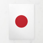 Japanse vlag drieluik kaart (Cover)